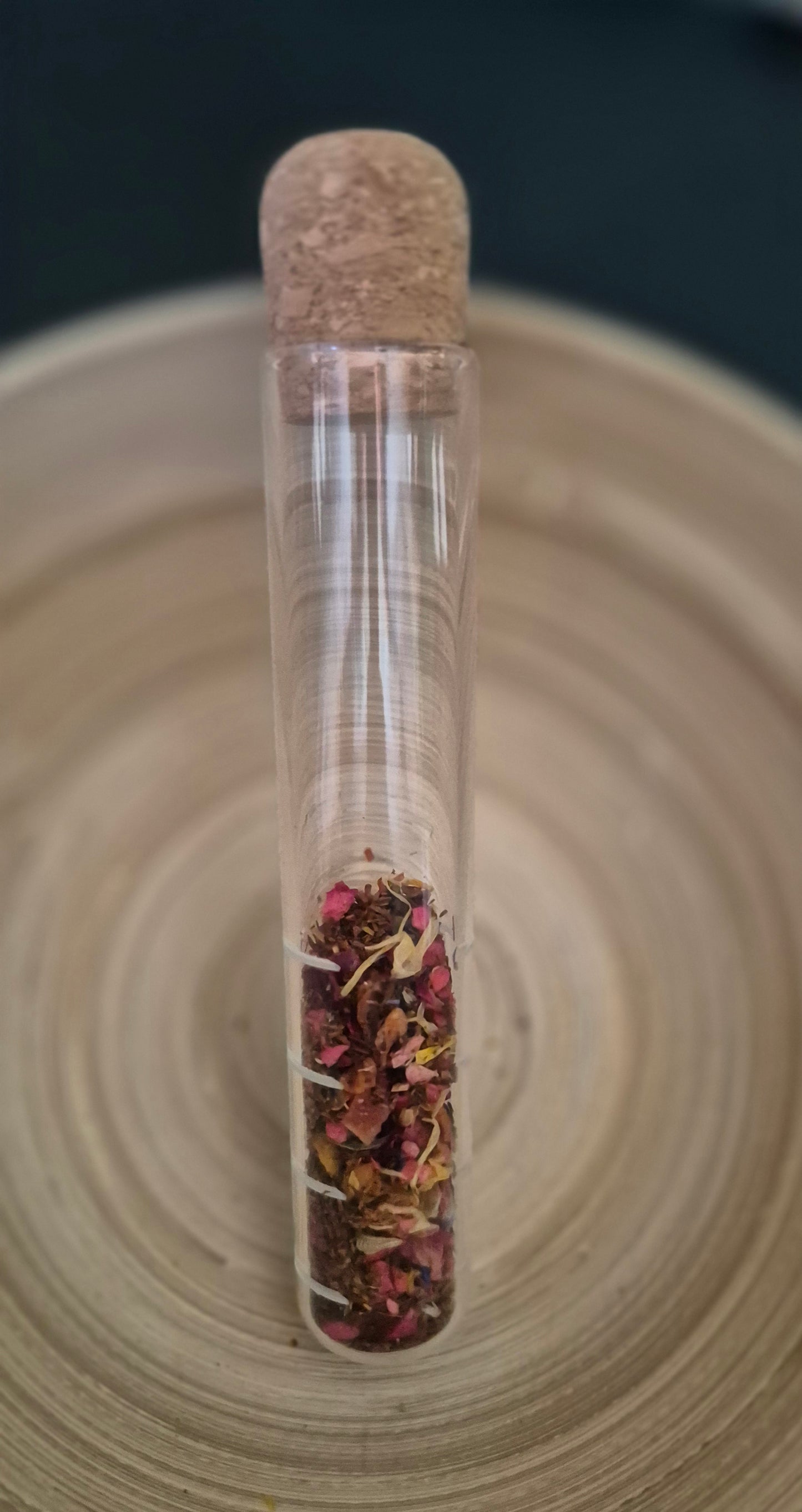 Tube infuseur à thé en verre