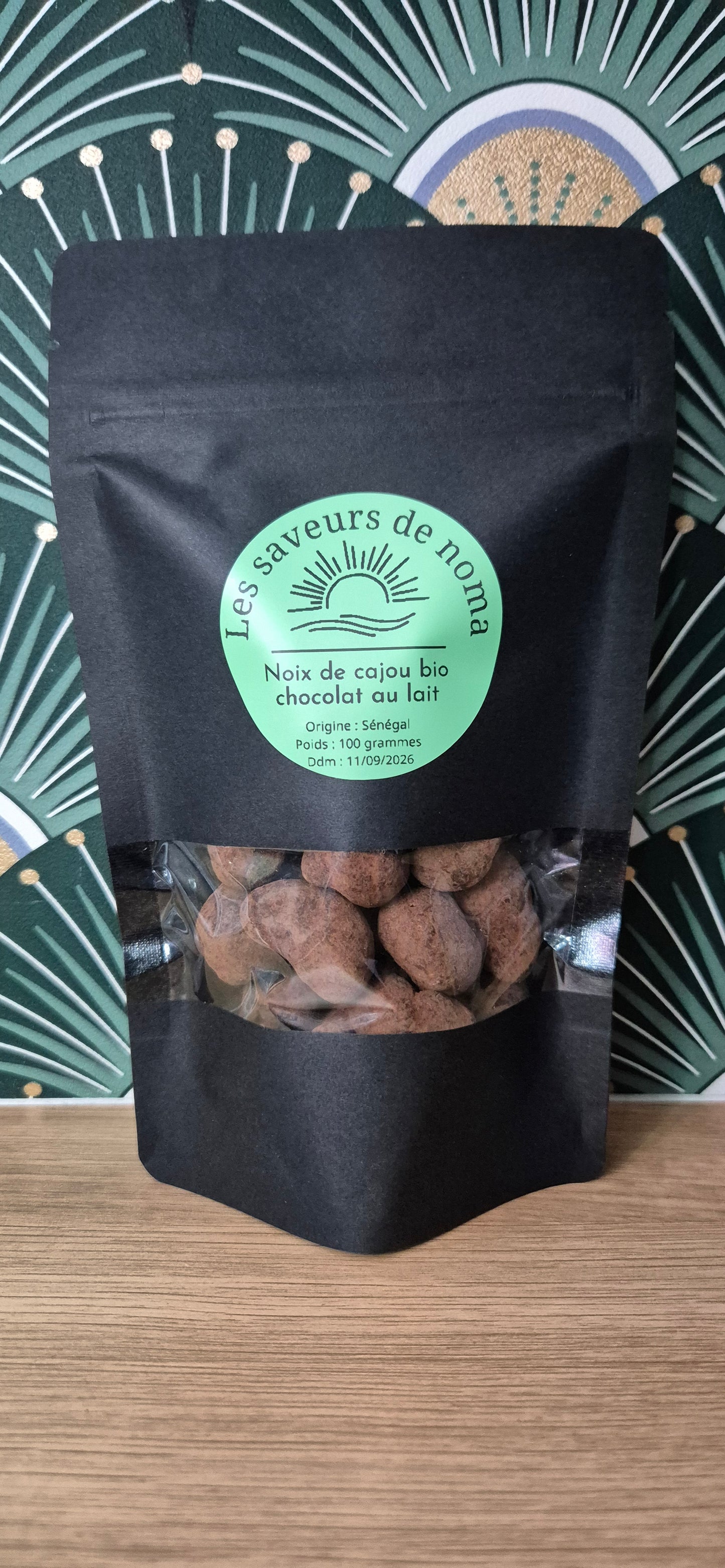 Noix de cajou bio au chocolat au lait