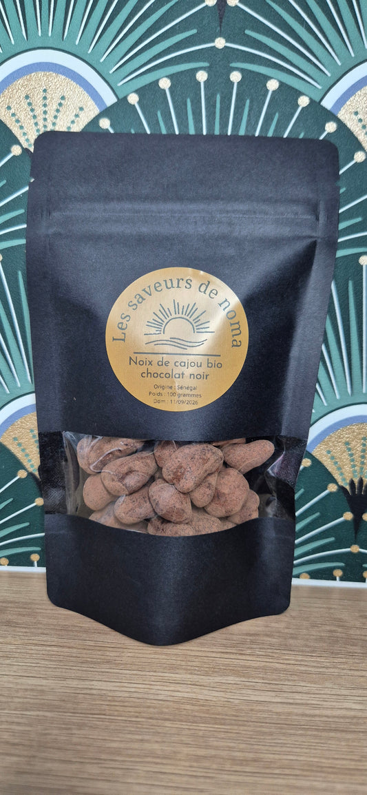 Noix de cajou bio au chocolat noir