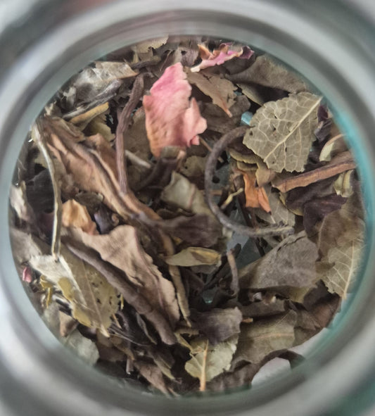 Thé blanc rose