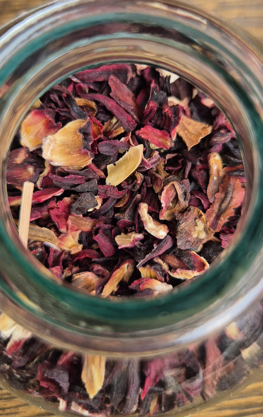 Fleurs hibiscus bio coupées